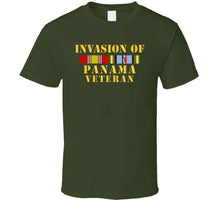 Load image into Gallery viewer, Army - Panama Invasion Veteran W  Exp Svc T Shirt
