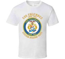 Load image into Gallery viewer, Navy - Uss Columbus Ssn 762 W Txt X 300 T Shirt
