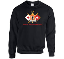 Load image into Gallery viewer, Army - 38th Signal Battalion - Dui - W Bn Number - Sig Br  - Voice Of The Pershing Missiles - No Txt X 300 T Shirt
