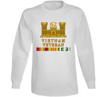 Load image into Gallery viewer, Army - 62nd Engineer Battalion - Eng Branch - Vietnam Vet W Vn Svc T Shirt
