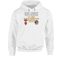 Load image into Gallery viewer, Army - Fort Liberty North Carolina - Us Army Special Operations Command (usasoc) - Ssi - Dui X 300 T Shirt
