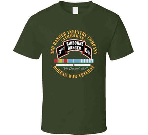 3rd Ranger Infantry Company - Airborne - Korea W Svc Ribbons X 300 T Shirt