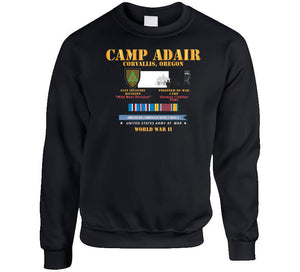 Camp Adair - Corvallis, Oregon - 91st Id, Pow Camp W Svc Amcam - Wwii X 300 T Shirt