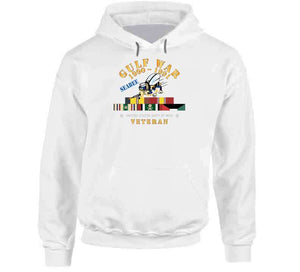 Gulf War 1990 - 1991 W Svc Ribbons - Car - Seabee X 300 Classic T Shirt, Crewneck Sweatshirt, Hoodie, Long Sleeve