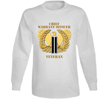 Load image into Gallery viewer, Emblem - Warrant Officer - Cw6 - Veteran X 300 T Shirt
