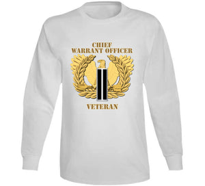 Emblem - Warrant Officer - Cw6 - Veteran X 300 T Shirt