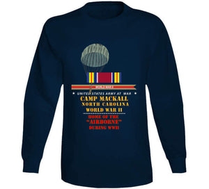 Army - Camp Mackall, Nc W Svc Wwii - Home Of Airborne X 300 Classic T Shirt, Crewneck Sweatshirt, Hoodie, Long Sleeve