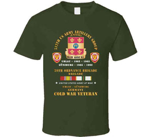 Army - 512th Us Army Artillery Group - 59th Ord Bde - Urlau To Guenzburg W Cold  Vet - Cold Svc X 300 T Shirt