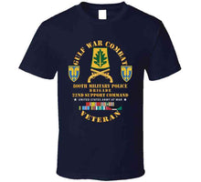 Load image into Gallery viewer, Gulf War Combat Vet - 800th Mp Brigade - Ssi, 22nd Support Command Ssi W Gulf Svc X 300 T Shirt
