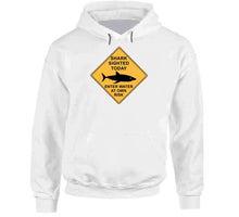 Load image into Gallery viewer, Shark Sighted Today - Enter Water At Own Risk T Shirt
