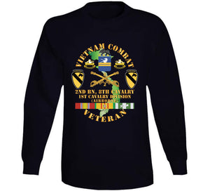 Army - Vietnam Combat Cavalry Veteran W 2bn 8th Cav Coa - 1st Cav Div Abn X 300 T Shirt