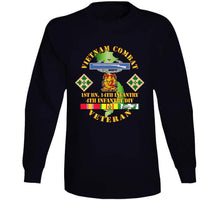 Load image into Gallery viewer, Army - Vietnam Combat Infantry Veteran W 1st Bn 14th Inf - 4th Id Ssi Classic T Shirt, Crewneck Sweatshirt, Hoodie, Long Sleeve
