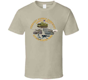 Army - Company Supply Sergeant - Armor Company W Weapons And Vehicles X 300 Classic T Shirt, Crewneck Sweatshirt, Hoodie, Long Sleeve