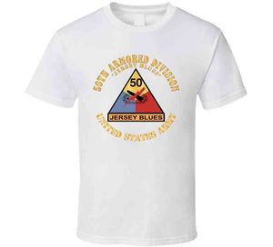 Army - 50th Armored Division - Ssi - Jersey Blues - Jersey Blues - Us Army X 300 Classic T Shirt, Crewneck Sweatshirt, Hoodie, Long Sleeve