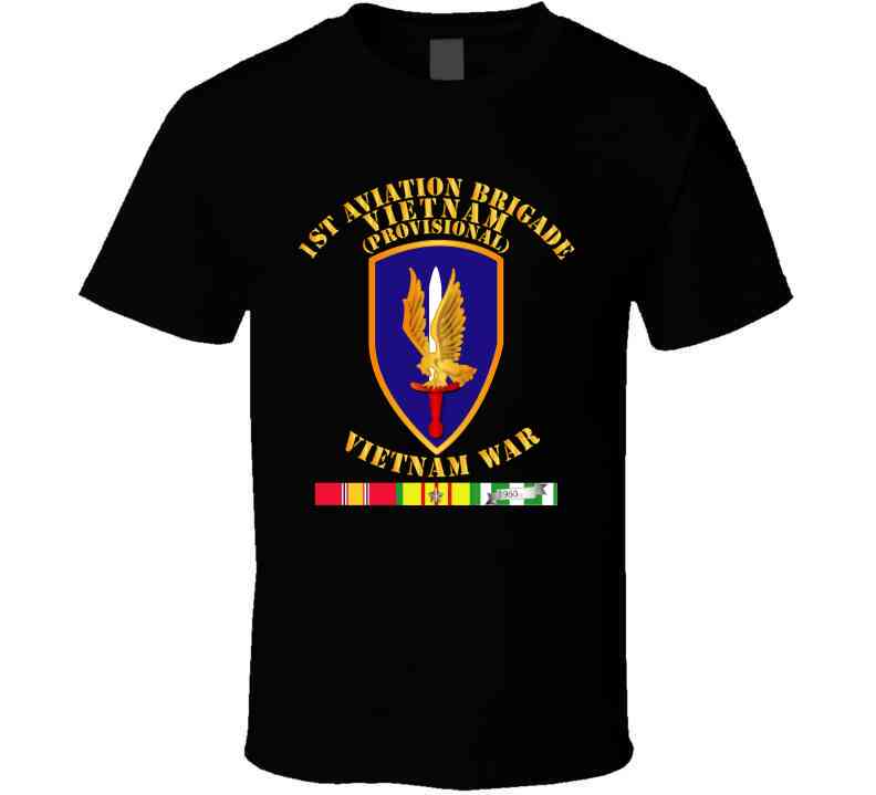 Army - 1st Aviation Brigade (provisional) - Vietnam War W Svc Classic T Shirt, Crewneck Sweatshirt, Hoodie, Long Sleeve