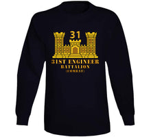 Load image into Gallery viewer, Army - 31st Engineer Battalion (combat) W Eng Branch Classic T Shirt, Crewneck Sweatshirt, Hoodie, Long Sleeve
