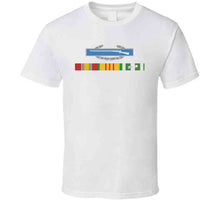 Load image into Gallery viewer, Vietnam Ribbons Svc Bar W Cib Wo Campaign Star T Shirt

