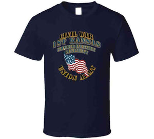 Civil War - 1st Kansas Colored Infantry Regiment - Usa X 300 T Shirt