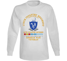 Load image into Gallery viewer, 179th Infantry Regiment - Tomahawks - 45th Id W Korea Svc X 300 T Shirt
