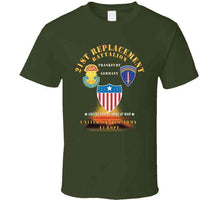 Load image into Gallery viewer, 21st Replacement Battalion - Frankfurt, Germany - Dui - Ssi - Ag Branch - Us Army, Europe - Cold War Veteran X 300 T Shirt
