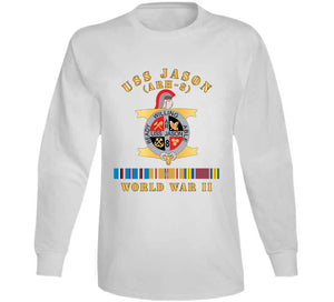 Navy - Uss Jason (arh-8) - Wwii W  Pac Svc X 300 Classic T Shirt, Crewneck Sweatshirt, Hoodie, Long Sleeve