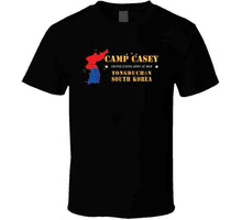 Load image into Gallery viewer, Camp Casey - Tongduchon - South Korea W Map X 300 T Shirt
