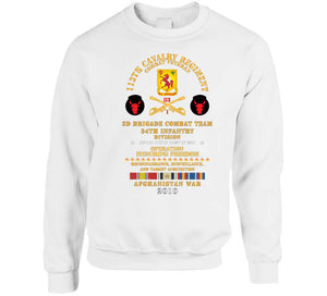 1st Bn, 113th Cavalry Regiment, 2nd Bct, 34th Id - Enduring Freedom Combat Veteran X 300 T Shirt