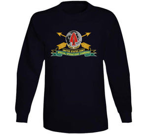 Army - Us Army Special Operations Command - Dui - New W Br - Ribbon X 300 Classic T Shirt, Crewneck Sweatshirt, Hoodie, Long Sleeve