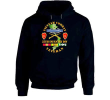 Load image into Gallery viewer, Army - Vietnam Combat Infantry Veteran W 25th Inf Div Ssi V1 Long Sleeve T Shirt
