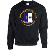 Load image into Gallery viewer, Army - 371st Infantry Regiment - Dui (v0) - Black Devils Classic T Shirt, Crewneck Sweatshirt, Hoodie, Long Sleeve
