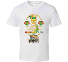 Load image into Gallery viewer, Vietnam Combat Vet - 716th Mp Bn, 89th Mp Group W  Dui - Br  W Mp Patrol Jeep W Vn Svc X 300 T Shirt
