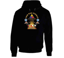 Load image into Gallery viewer, Cold War Vet -  4th Armored Group - Frankfurt Germany W Fire - V Corps, 7th Us Army Ssi W Dui - Cold X 300 Classic T Shirt, Crewneck Sweatshirt, Hoodie, Long Sleeve
