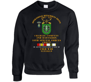 Army - Odb 230 - C Co, 2nd Bn 10th Sfg W Cold Svc Classic T Shirt, Crewneck Sweatshirt, Hoodie, Long Sleeve