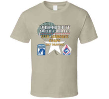 Load image into Gallery viewer, Army - Fort Liberty North Carolina - Xviii Airborne Corps (sky Dragons) - Ssi - Dui W Parachute X 300 T Shirt
