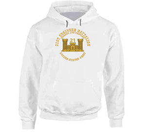 Army - 21st Engineer Battalion - Forsee And Provide W Br - Num X 300 T Shirt