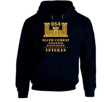 Load image into Gallery viewer, Army - 864th Engineer Battalion - Eng Branch - Veteran X 300 T Shirt
