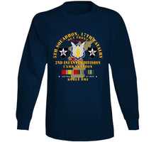 Load image into Gallery viewer, Army - 5th Squadron, 17th Cavalry - Camp Stanton - 2nd Id W Map W Korea Svc Classic T Shirt, Crewneck Sweatshirt, Hoodie, Long Sleeve
