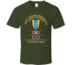 4th Cavalry Regiment - Vietnam War W Puc And Vua X 300 T Shirt