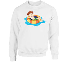 Load image into Gallery viewer, Boy In Water Tub Floating X 300  Classic T Shirt, Crewneck Sweatshirt, Hoodie, Long Sleeve
