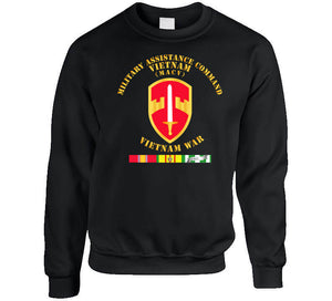 Army - Military Assistance Cmd Vietnam - Macv - Vietnam War W Svc Classic T Shirt, Crewneck Sweatshirt, Hoodie, Long Sleeve