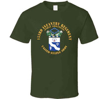 Load image into Gallery viewer, Army - Coa - 153rd Infantry Regiment (first Arkansas) W Txt X 300 T Shirt
