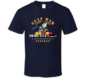 Gulf War 1990 - 1991 W Svc Ribbons - Car - Seabee X 300 T Shirt