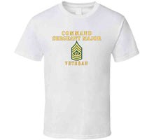 Load image into Gallery viewer, Army - Command Sergeant Major - Veteran - Line T Shirt
