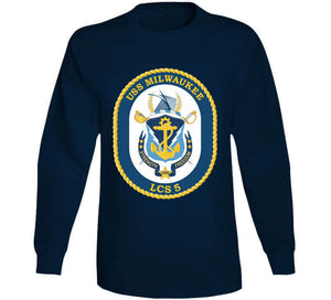 Navy - Uss Milwaukee (lcs-5) Wo Txt X 300 T Shirt