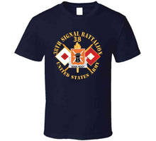 Load image into Gallery viewer, Army - 38th Signal Battalion - Dui - Us Army W Bn Number - Sig Br X 300 T Shirt
