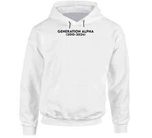 Generation Alpha - Born 2010 - 2024 - Black Txt X 300 T Shirt