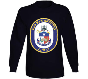 Navy - Uss San Antonio (lpd-17) Wo Txt X 300 T Shirt