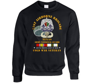 Army - 1st Airborne Brigade - Txarng - Cold War Veteran W Cold Svc  X 300 Classic T Shirt, Crewneck Sweatshirt, Hoodie, Long Sleeve