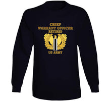 Load image into Gallery viewer, Army - Emblem - Warrant Officer 5 - Cw5 W Eagle - Us Army - Retired - Flat  X 300 Classic T Shirt, Crewneck Sweatshirt, Hoodie, Long Sleeve
