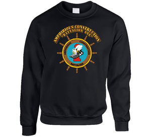 Amphibious Construction Battalion One (acb-1) With Text T Shirt